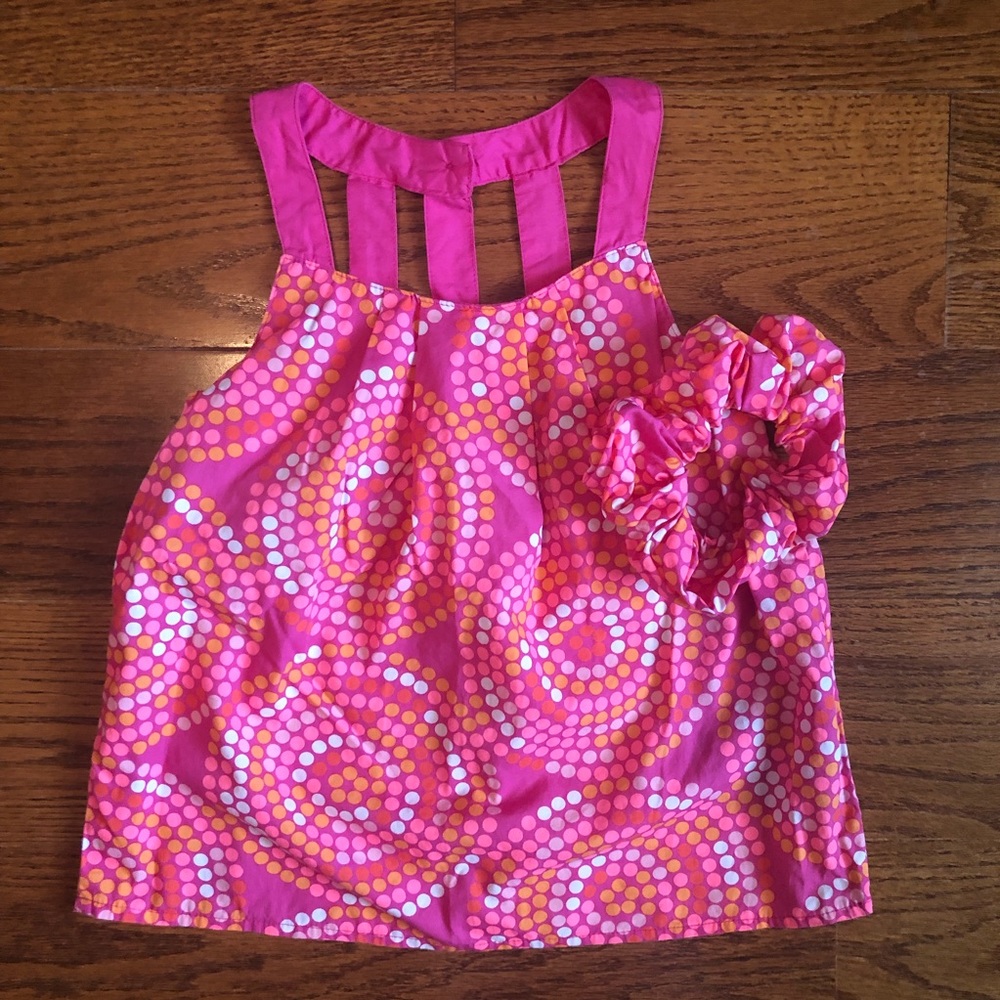 Gymboree Pink Tank Top & Scrunchie